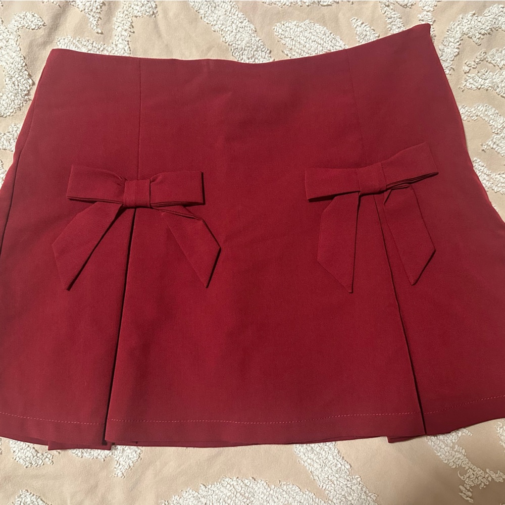 Altar'd State Burgundy Skirt
